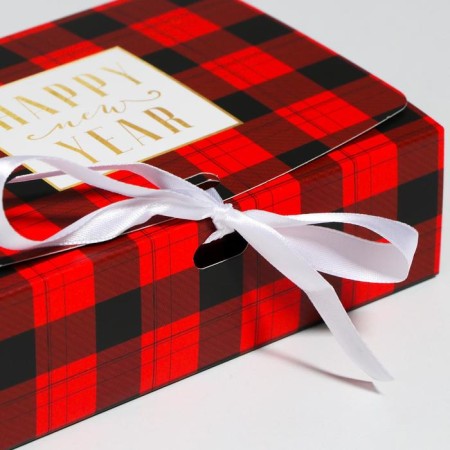Folding Gift Box "New Year", 16.5 x 12.5 x 5 cm, New Year-2