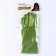Carnival accessories- gloves, green metallic, artificial leather