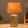 Lavra table lamp E14 40W Beige 20x20x32 cm Risalux