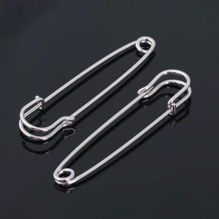 Pin 7 × 1.6 cm (set 3 pcs.), SM-208-5, silver color