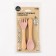 A set of children's cutlery, fork and spoon M&B (silicone, bamboo), dusty rose color