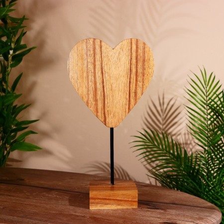 Souvenir "Heart" on the stand, Jampinis 20x10x35 cm-3