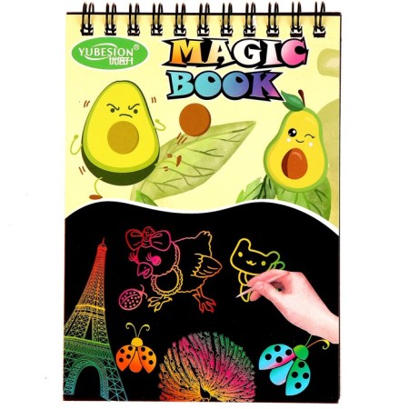 Avocado notebook gravel, 10 sheets, Stikhel-1