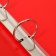 Folder on 4 rings A4, Calligrata, 40 mm, 700 μm, internal and end pocket, red