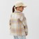 Children's shirt kaftan insulated, size 30 (98-104 cm), beige