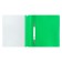 A set of folders-checkers 5pcs. Calligrata, A5, 180MKM, with a green transparent top