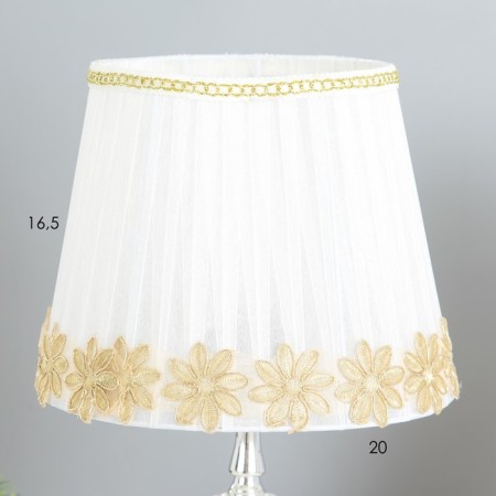 The desktop lamp with an RGB backlight "Arion" 1x40W E27 220V chrome 21x21x35 cm.-2