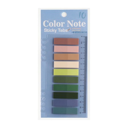 Block-filling with sticky edge plastic 20l x 10 colors pastel, 12mm x 45mm-2