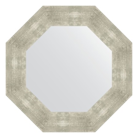 Mirror in the baguette frame, aluminum 90 mm, 56.6x56.6 cm
