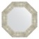 Mirror in the baguette frame, aluminum 90 mm, 56.6x56.6 cm