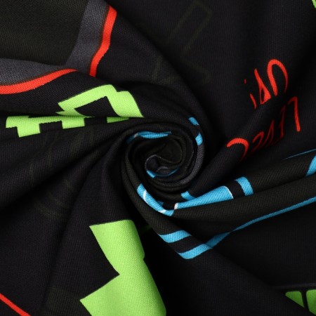Curtain Ethel "Game Over", 145*260 cm, 100% cotton, moured-1