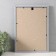 Photo frame plastic "Frosty silver style" 21x30 cm, frosty silver