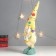 Interior light doll "Grandma in a bright outfit, with a pencil" 52x13x12 cm