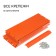 Glocked flowerbed, d = 80 cm, h = 15 cm, orange, Greengo