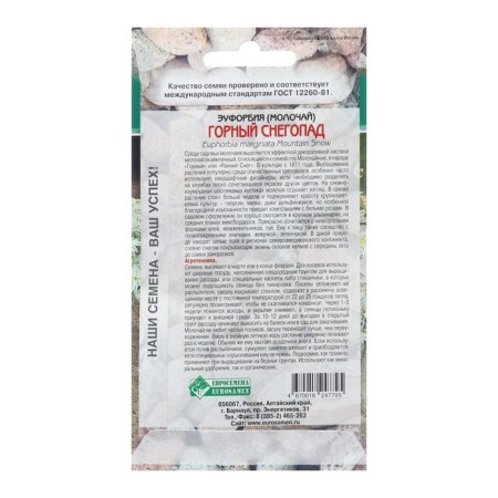 EUFORBY SECTIONS WILL YOUR ELECTION OF THE RUSSIAN "Mountain Snowfall", 10 pcs-1