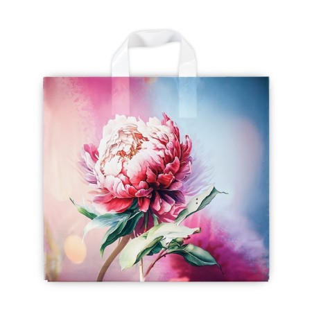 Sandra package, polyethylene with a loop pen, 37 x 34 cm, 70 μm