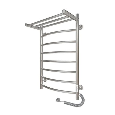 Electric towel "Sanprise" Classic P8, 500x800 mm, shelf, left/right, chrome-6