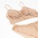 Lower linen women: top and panties, beige color, size 42-44