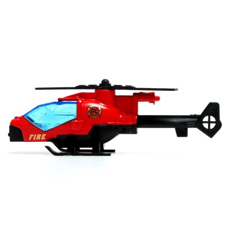 Helicopter "Super", metal, inertial, Mix color, in a bag-1