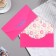 A set of envelopes for money "congratulatory - 2" 6 pieces, software touch, embossing, 9x19 cm