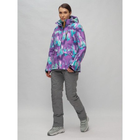 Ski suit, size 44, purple color-1