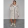 Coat insulated winter female, size 42, beige color