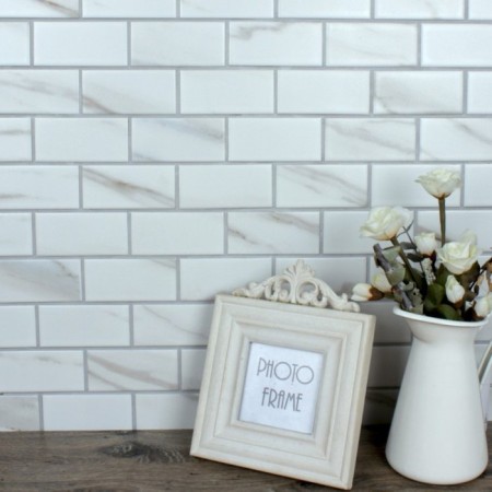 Mosaic porcelain bonaparte Brick Calacatta Gold, 287.5x292x6.5 mm-1