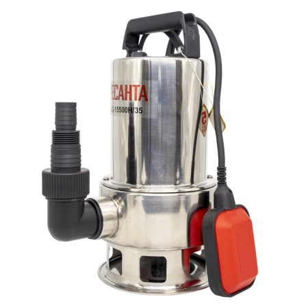 Drainage pump "Resanta" ND-15500N/35, 1100 W, 258 l/min, pressure 10 m-1