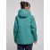Ski jacket female winter, size 56, green color