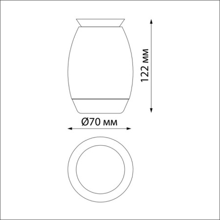 Gent lamp, 1x9W GU10, IP44, black color-1