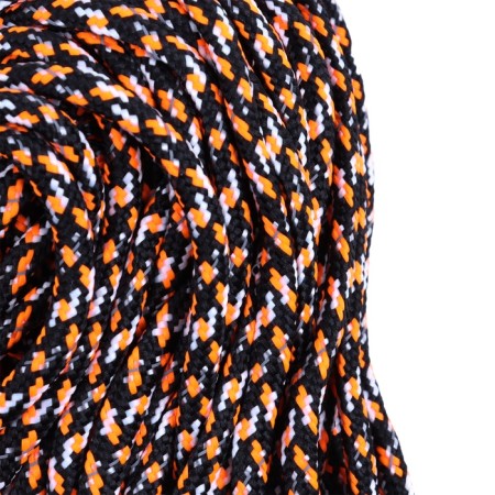 Paracord cord reflective "ranger" red-orange-black, D-4 mm, 10 m-1