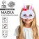 Carnival mask "bunny" with a bow