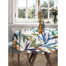 Tablecloth on the table 