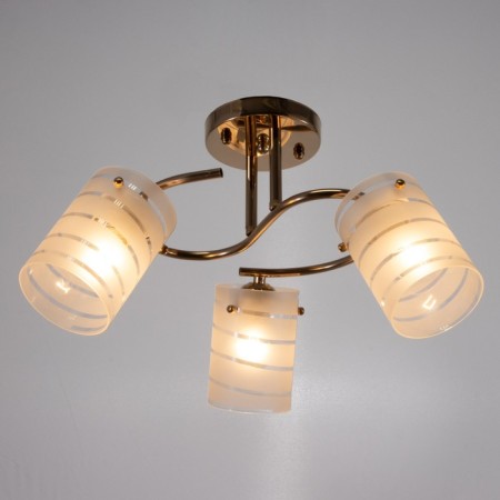 Chandelier 2017/3GD E27 60W gold 47x36x25 cm Bayerlux-1