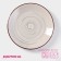 Ceramic dining "Temptation", d = 22 cm, gray color.