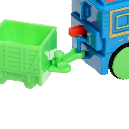Railway "Funny Journey", 2 steam locomotives, works from batteries-15
