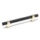 Cappio pk117 bracket handle, m/o 128 mm, black color