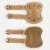 Capture set of 17 x 20 cm and reduced boots 14 x 17.5 cm, sand