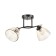 Chandelier "Charlene" 2he27 40W Black 46x25x26 cm Bayerlux