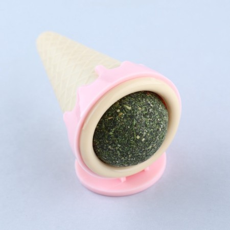 A toy with feline mint "ice cream"-4