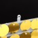Panel with sequins for photo zones, round, 30*30cm, gold color