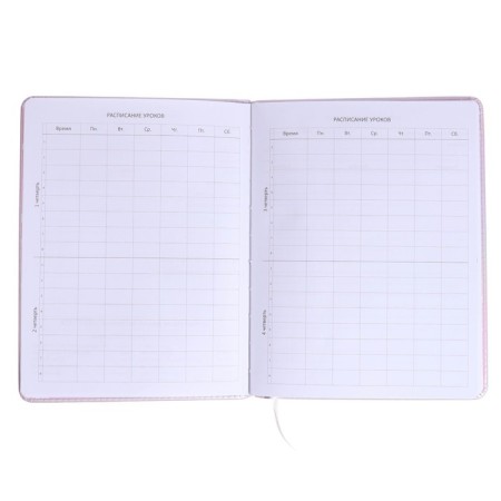 Universal Diary 1-11 class Hello Cutie. DOG, firm covering with foam rubber, artificial leather, liesse, block 80 g/m2-4