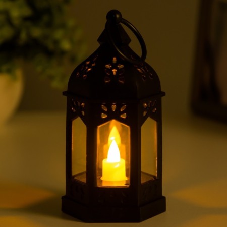 Night Light with candles LED from 3xlr44 batteries 6.3x5x5x11.5 cm Risalux-2