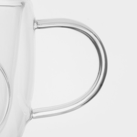 Glass mug with double walls "Panda", 300 ml-2
