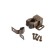 Double roller latch-stop Lockland, iron, bronze color