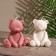 Candle "Plush bear" 6x6x9 cm, soy wax mix