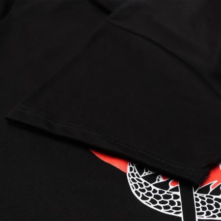 Homemade set (T -shirt, shorts), black color/dragon, size 52-2