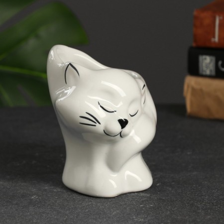 A glass under the toothbrush "cat" 8x10x12cm-1