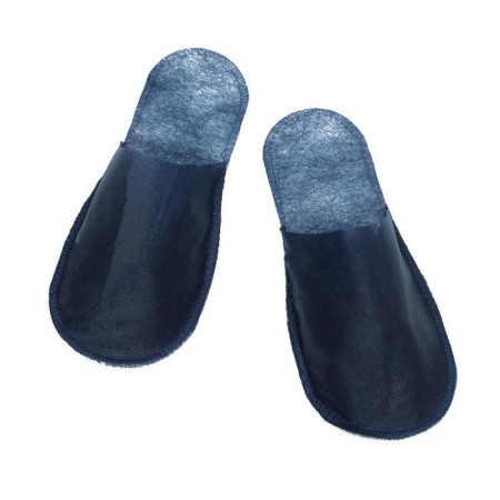 Disposable slippers Economy blue, closed cape-2