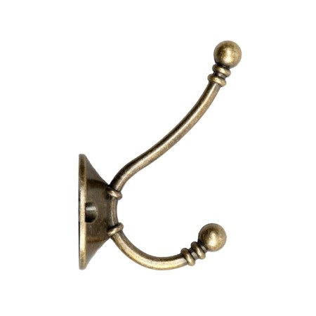 Furniture tundra hook TKD020, two -rod, bronze, 50 pcs-3